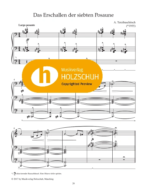 Das Erschallen der siebten Posaune